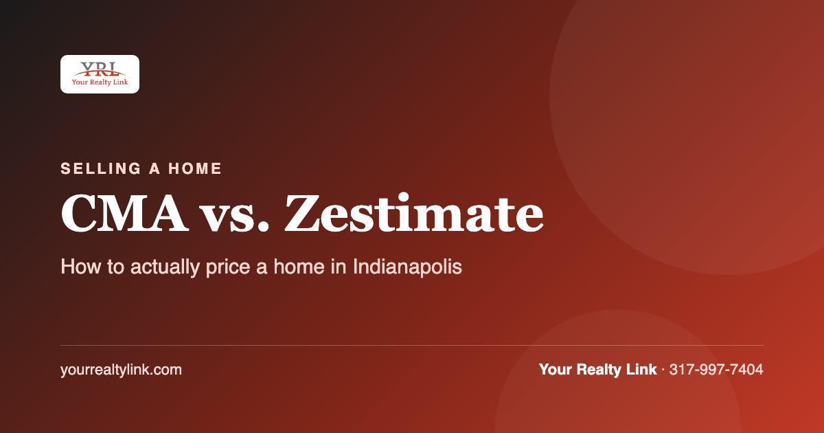 cma vs zestimate: pricing a home in indianapolis