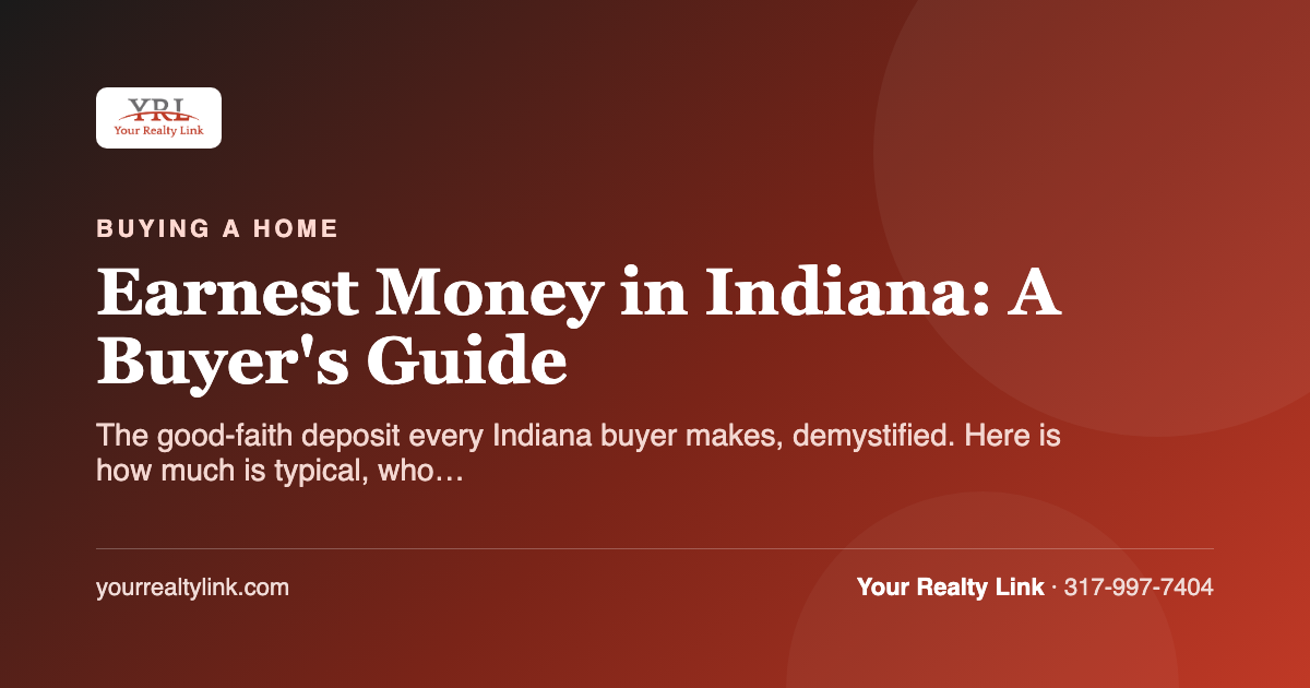 earnest money in indiana: a buyer's guide