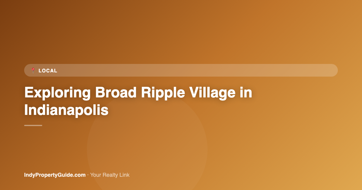 exploring broad ripple village in indianapolis