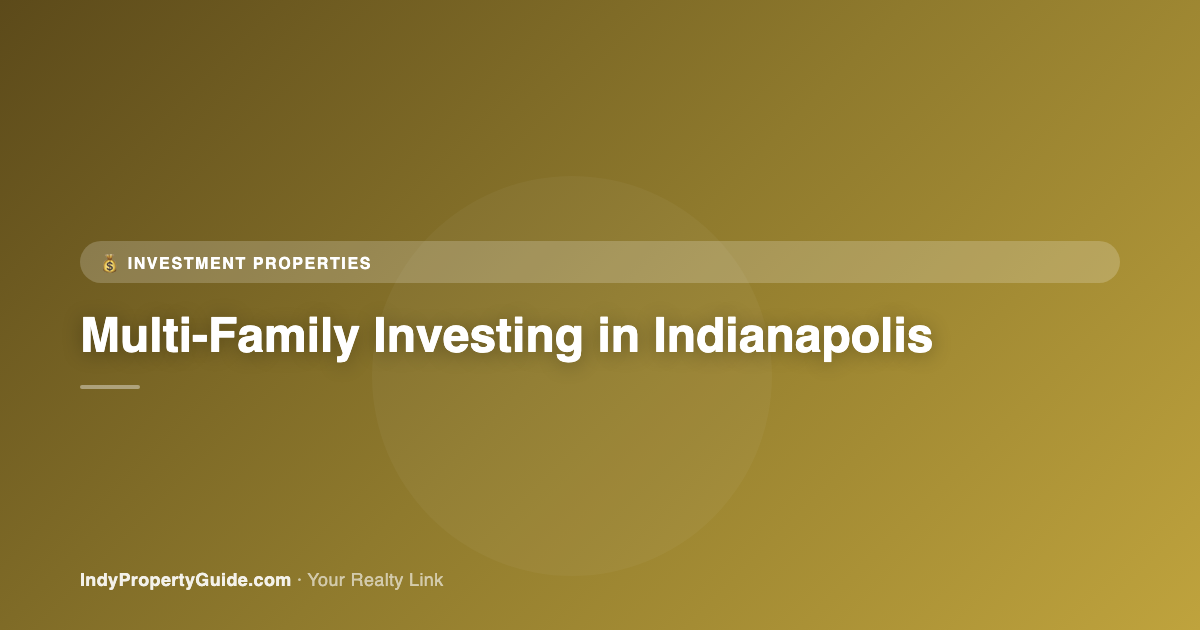 multi-family investing in indianapolis — is it worth it?