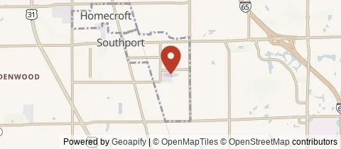 Map of Southport, Indiana