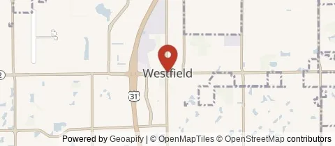 Map of Westfield, Indiana