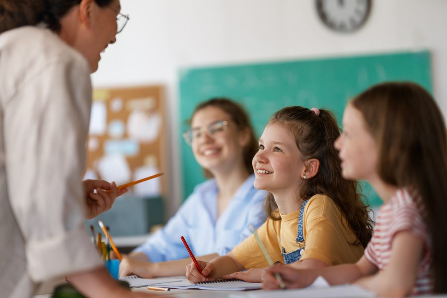 Students in a Central Indiana classroom